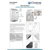 Chrome Hand Sanitizer Dispenser