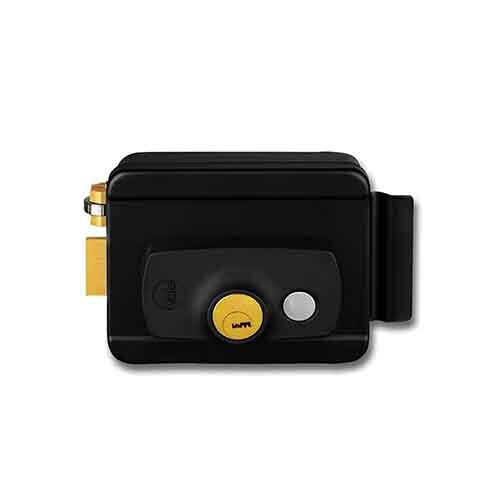 YALE ELECTRIC RIM LOCK, Black Matt