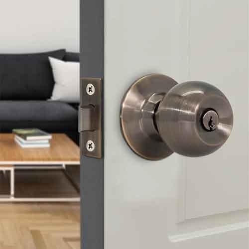 CA5127 Knobset 6070mm BS Entrance, Antique Brass
