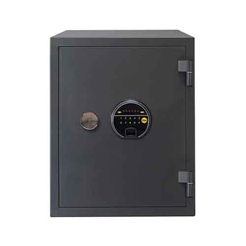 YFF420FG2 Biometric Safe Locker, 60 Min Fire Resistance, Black, 25 Litre