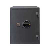 Yff420fg2 Biometric Safe Locker, 60 Min Fire Resistance, Black, 25 Litre - Color: Black