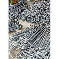 Zinc Plated L Type Foundation Bolt - Color: Silver