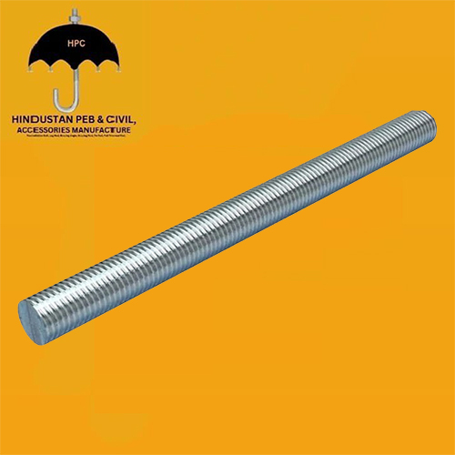 Galvanized Fully Threaded Studs - Color: Silver