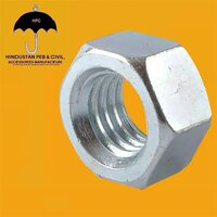 Hex Nut Zinc Plated - Color: Silver