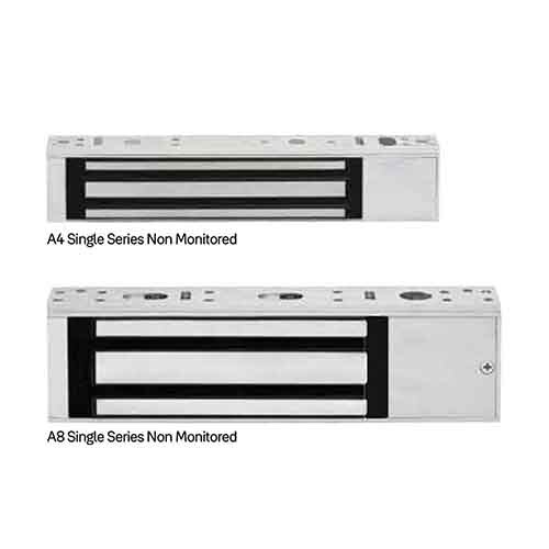 A4 and A8 Single Series Non Monitored Electromagnetic Lock