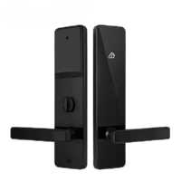 Ls-d102b Affordable Rfid Hotel Door Lock Stainless Steel Mifare Card Access System For Hotels - Color: Black