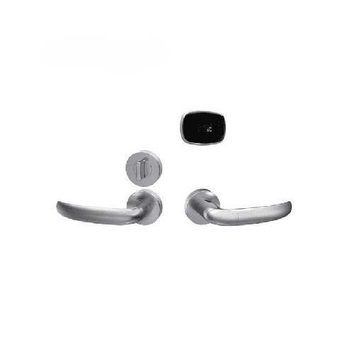 Ls-M101 Rfid Split Hotel Door Lock High-End Slim Design With Mifare Keyless Entry And Hotel Management Software - Color: Silver