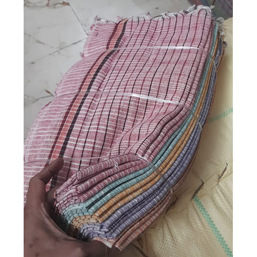 Checked Cotton Khadi Gamcha - Color: Various Available