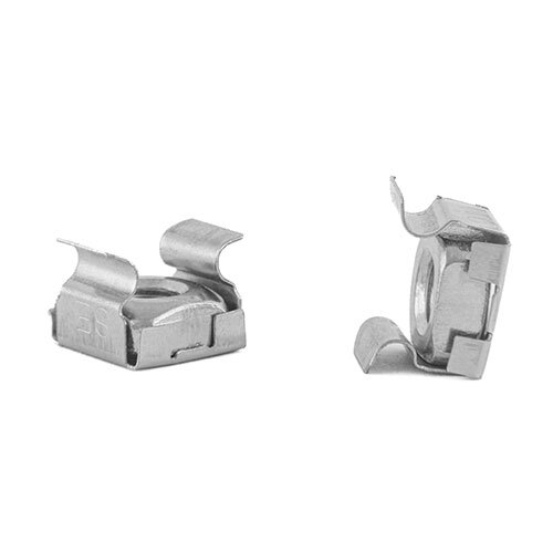 Cage Nut - Stainless Steel, Standard Size , Silver Color | High Grade For Industrial Applications And Structural Support