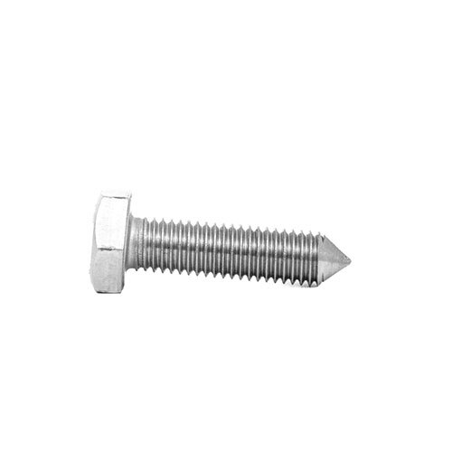 Hex Bolt With Pointed End - Color: Silver