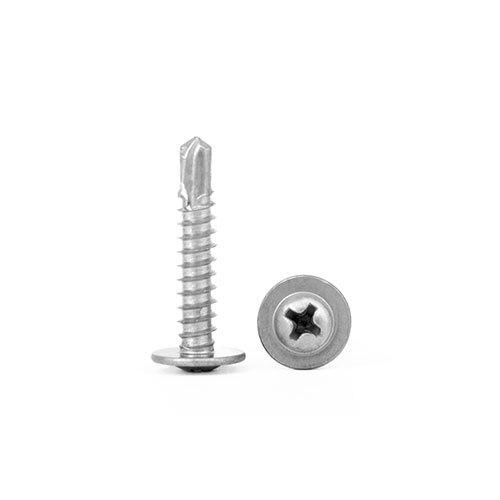 Flange Bolt With Phillips Punch Head Drilling Screw - Application: Industrial