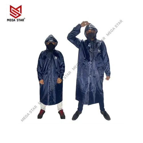 Reversible Long Raincoat