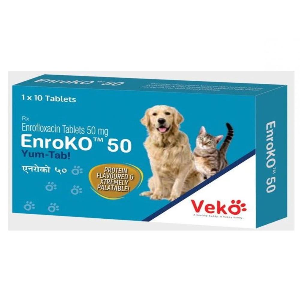  Enroko 50 Enrofloxacin 50mg Tablet