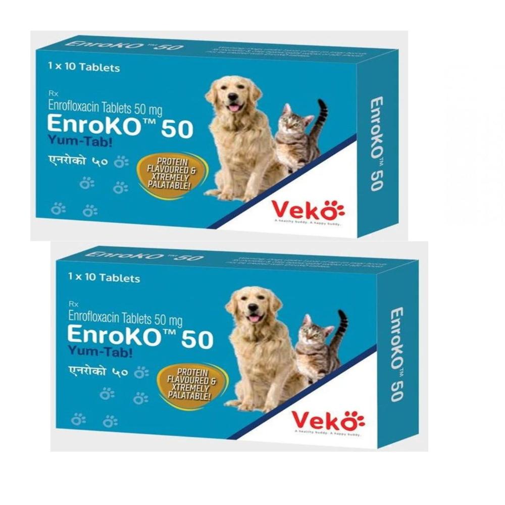  Enroko 50 Enrofloxacin 50mg Tablet