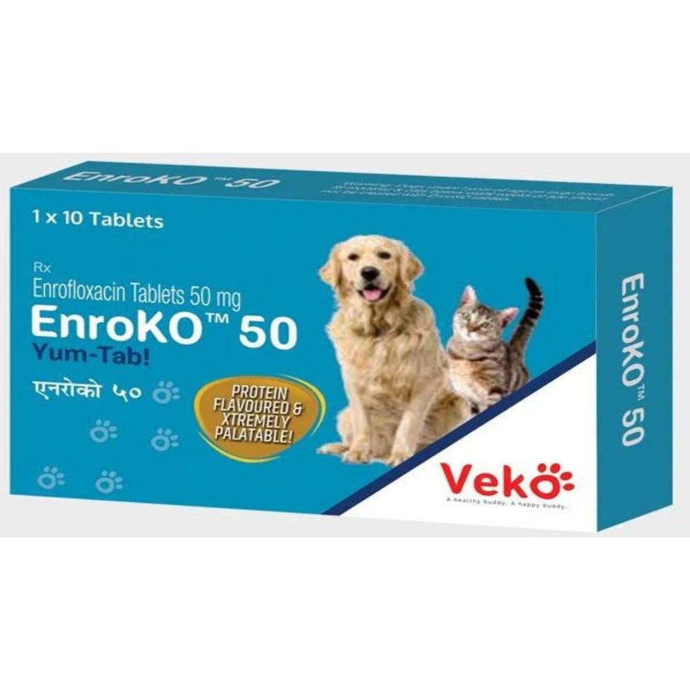  Enroko 50 Enrofloxacin 50mg Tablet