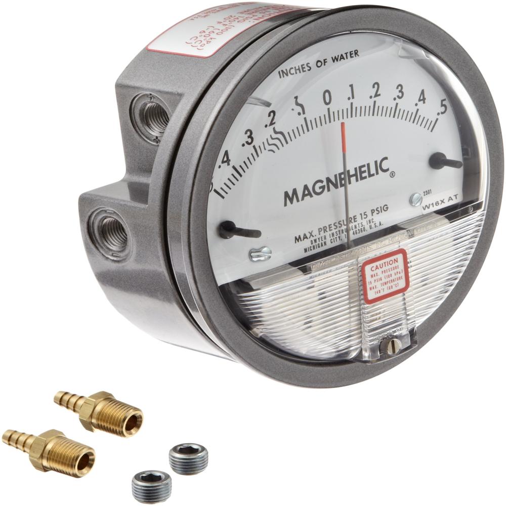 Dwyer Magnehelic Gauge - Accuracy: +-2  %