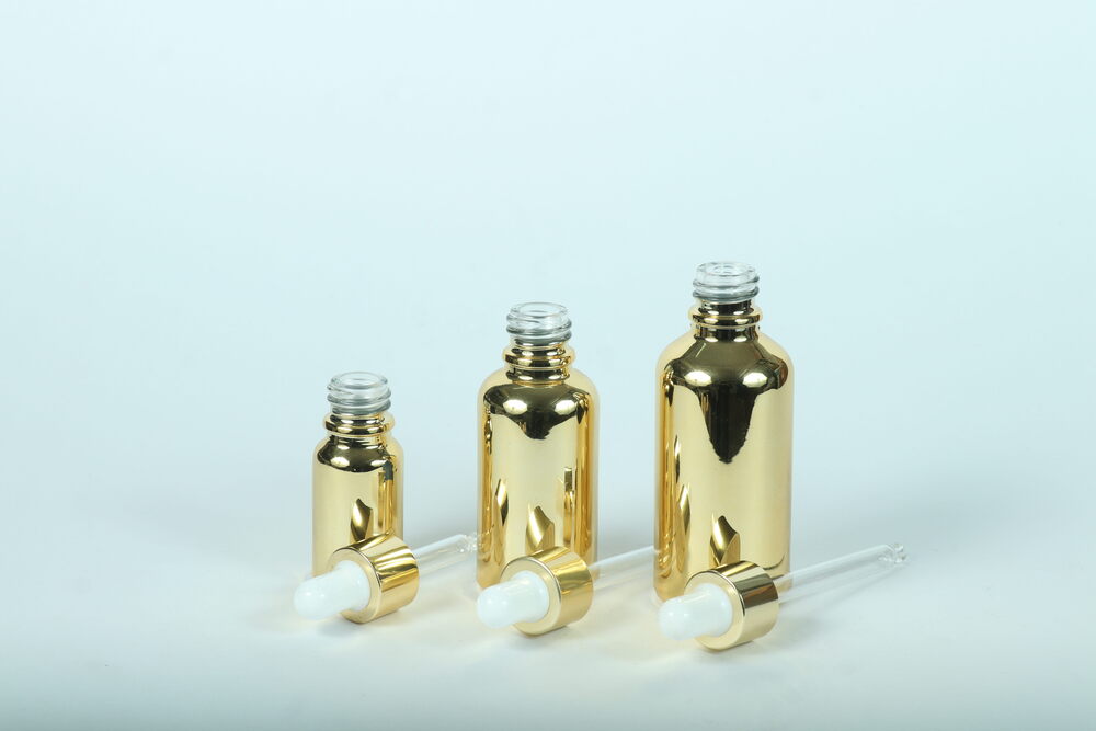10-100ml Golden Dropper Bottle