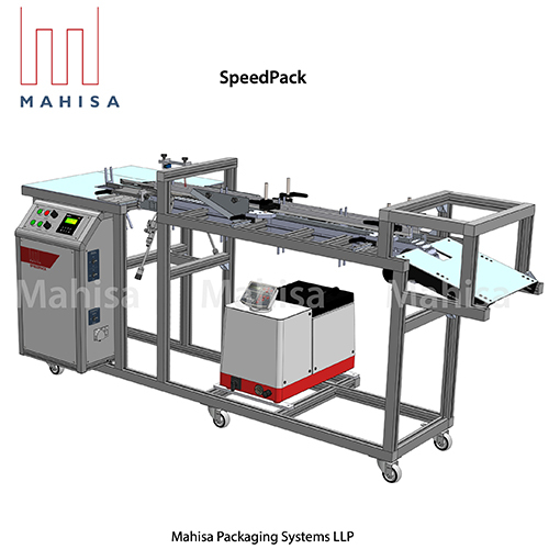 Speedpack-Semi Automatic Carton Gluing And Folding Machine For Fmcg Packaging - Color: Yes