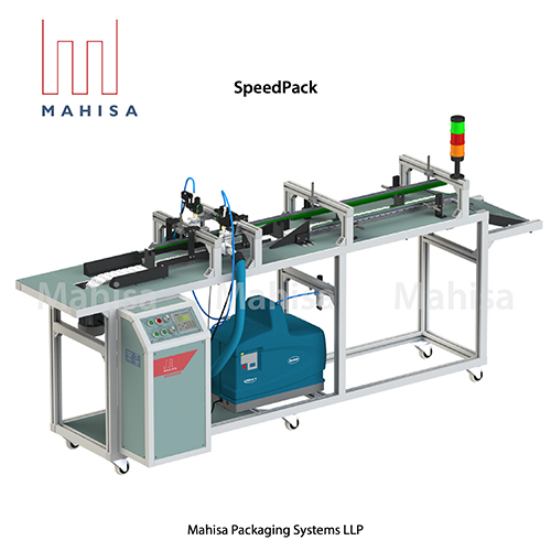 SpeedPack-Semi-Automatic Carton Gluing And Folding Machine For Aluminium Foil Boxes