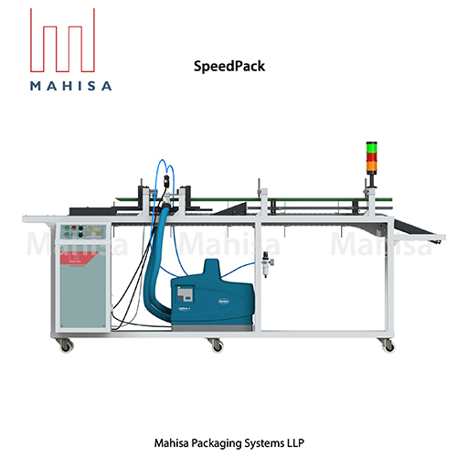 SpeedPack-Semi-Automatic Carton Gluing And Folding Machine For Aluminium Foil Boxes