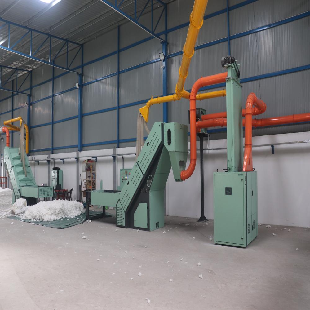 Fiber Cleaning Beater Machine - Color: Green