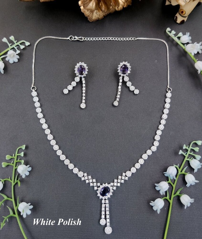 Timeless sophistication AD Necklace