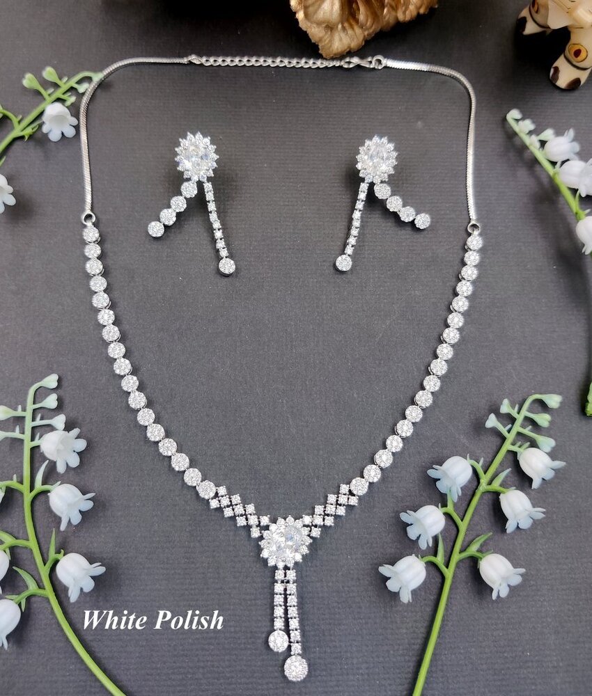 Timeless sophistication AD Necklace