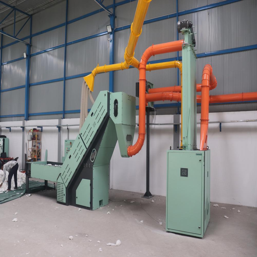 Six Beater Cotton Opener - Color: Green