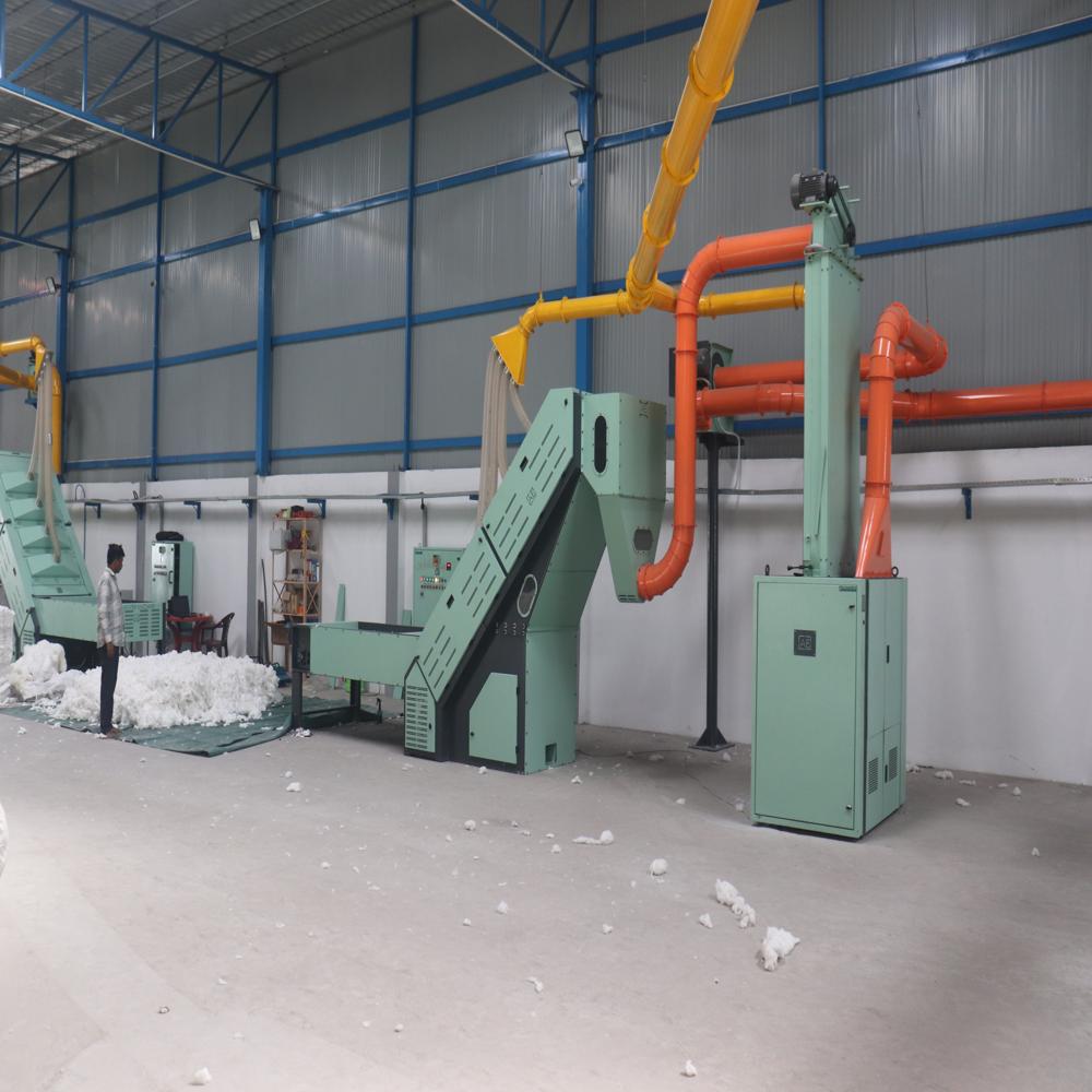 Six Beater Cotton Opener - Color: Green