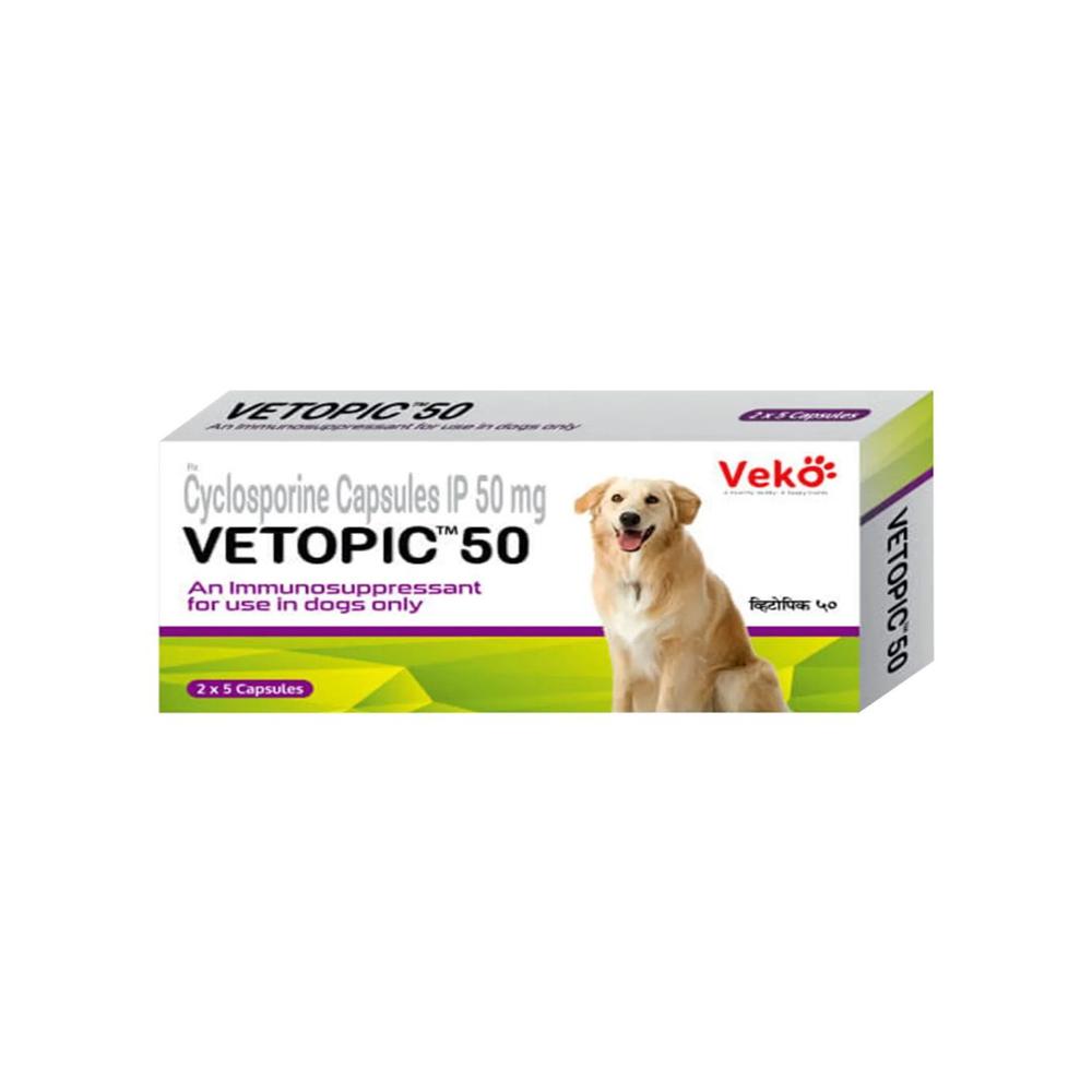 Vetopic Cyclosporine 50mg Tablet