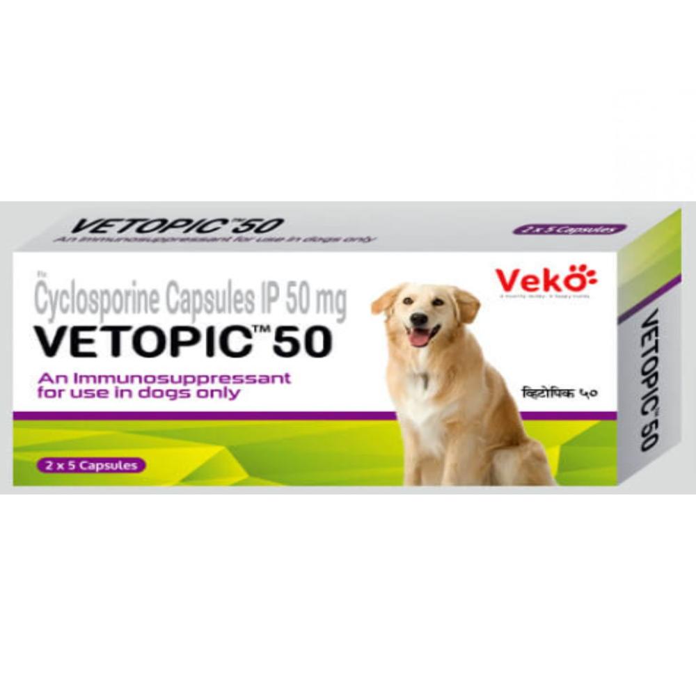Vetopic Cyclosporine 50mg Tablet