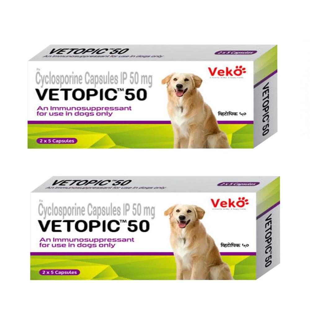 Vetopic Cyclosporine 50mg Tablet