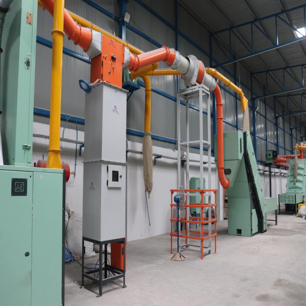 Automatic Fiber Feeder Machine - Color: Green