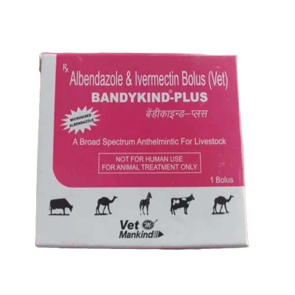 Bandykind Plus Albendazole 3 gm + Ivermectin 100 mg Bolus