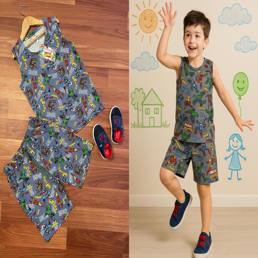 Boys LS Shorts set