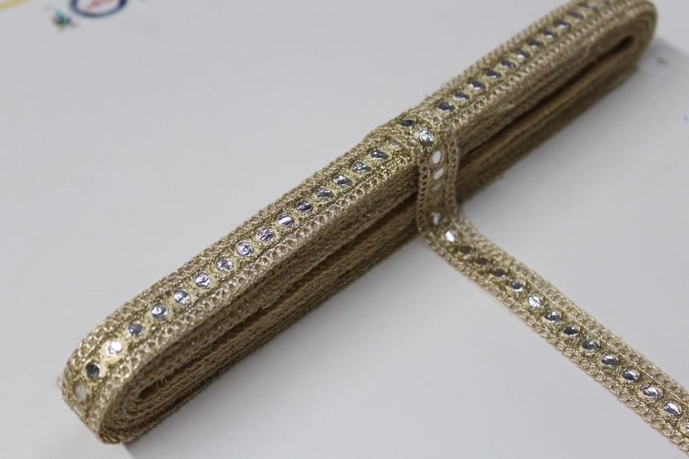 Zari Embroidery Gota Lace - Color: Golden