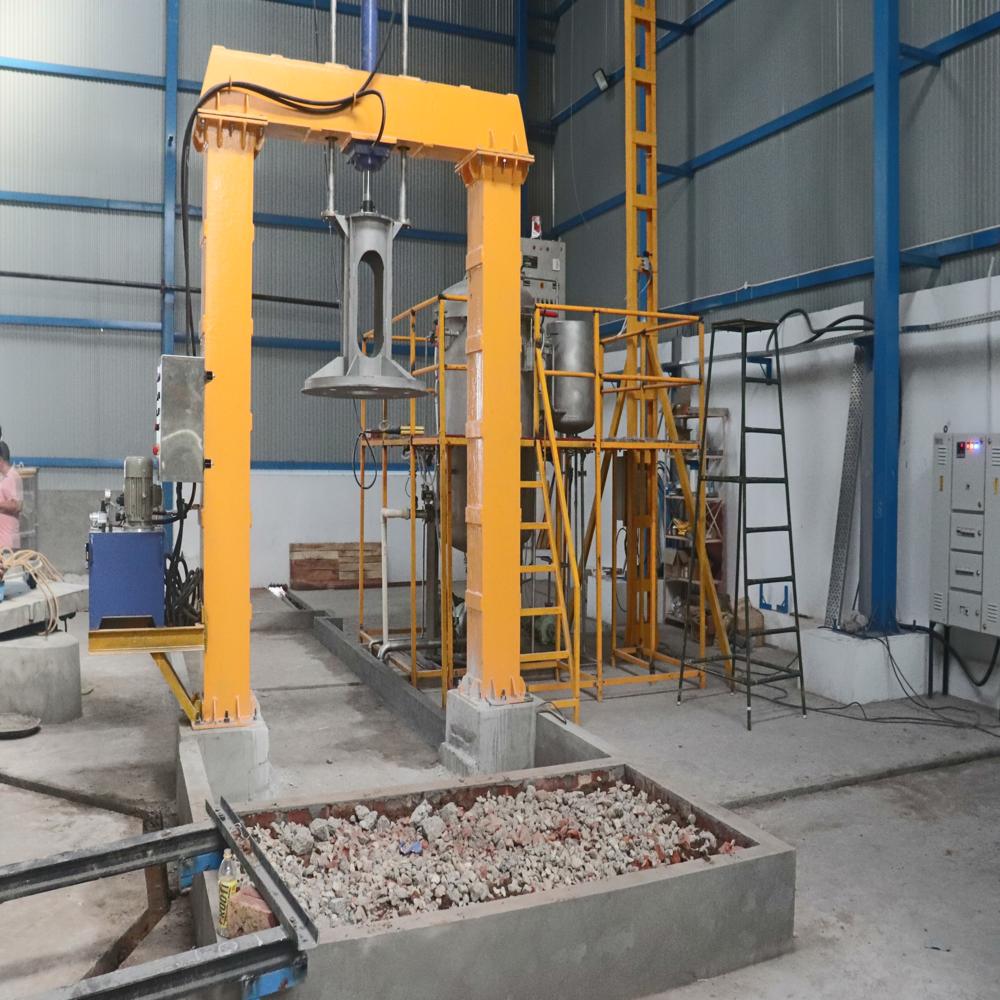 Hydraulic Fiber Baling Machine - Color: Green