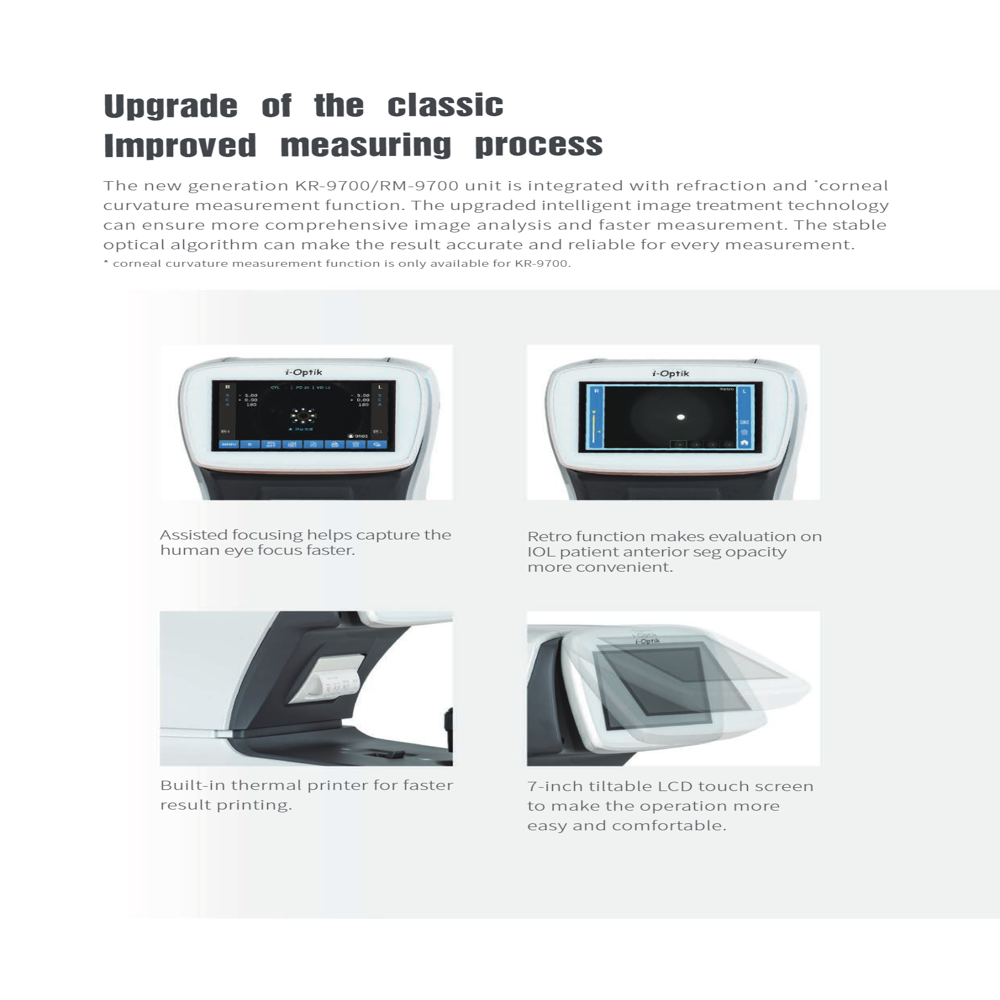 I Optik Auto Refractometer RM 9700