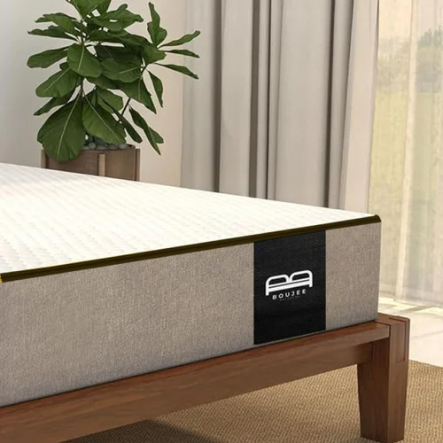 Alignus Ortho Memory Foam Bed Mattress - Color: White