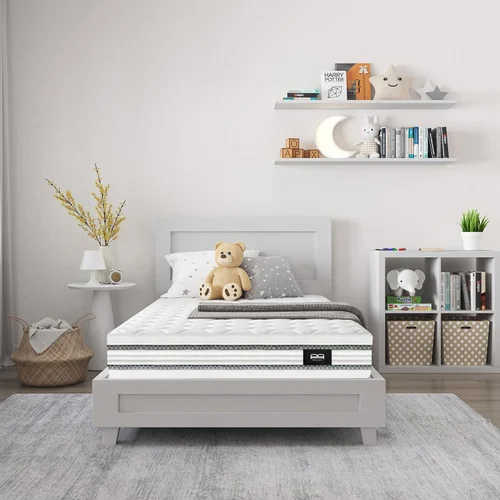 Azure Drift Memory Foam Spring Bed Mattress - Color: White