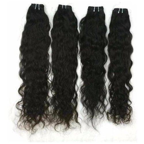 South Indian Black Temple Virgin Weft Hair Extentions Virgin Remy Hair