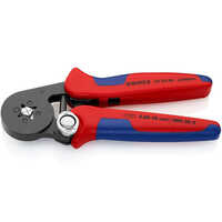 Knipex Self-adjusting Crimping Pliers For Wire Ferrules - Color: Red And Grey