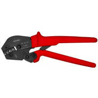 Knipex Ratchet Cable Cutter - Iron & Plastic, 3 Inch Length, Red & Grey Color | Lightweight 50 Grams For Industrial Precision Performance