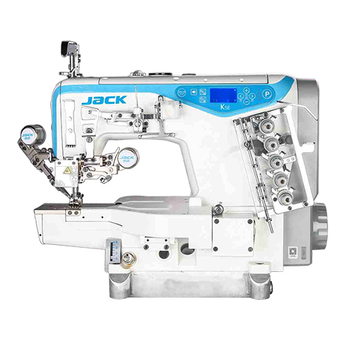 K5E Super High Speed Computerised Cylinder Bed Interlock With Stepping Motor System