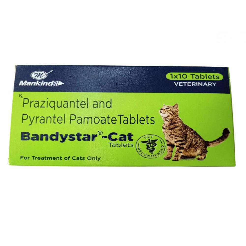 BANDYSTAR-CAT Praziquantel and Pyrantel Pamoate TABLETS																															