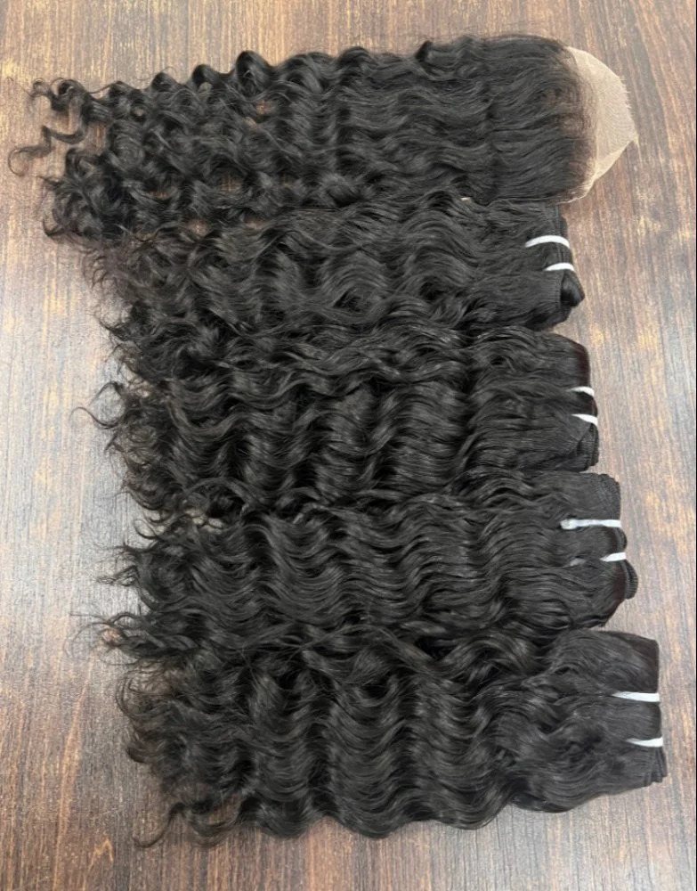 Black Raw Cuticle Aligned Indian Hair Extensions