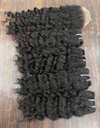 Black Raw Cuticle Aligned Indian Hair Extensions
