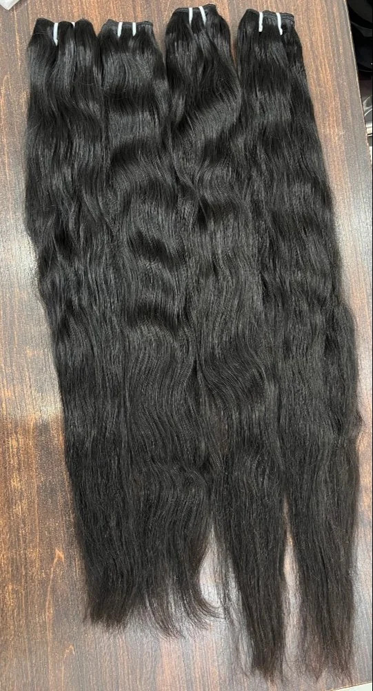 Black Raw Cuticle Aligned Indian Hair Extensions