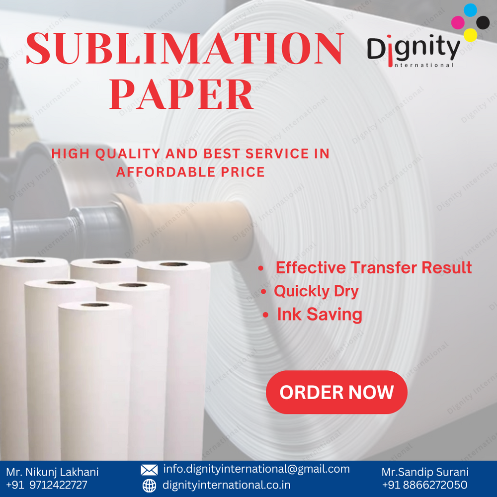 Polyester Fabric Sublimation Paper Roll