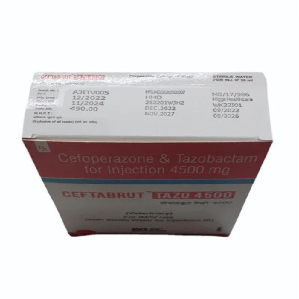 CEFTABRUT-TAZO 4.5 GM Injection